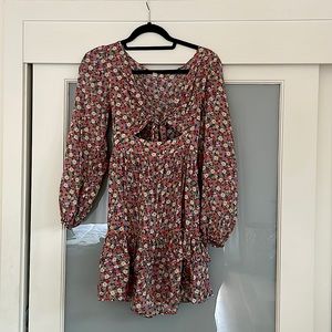 Billabong x Salty Blonde floral mini dress